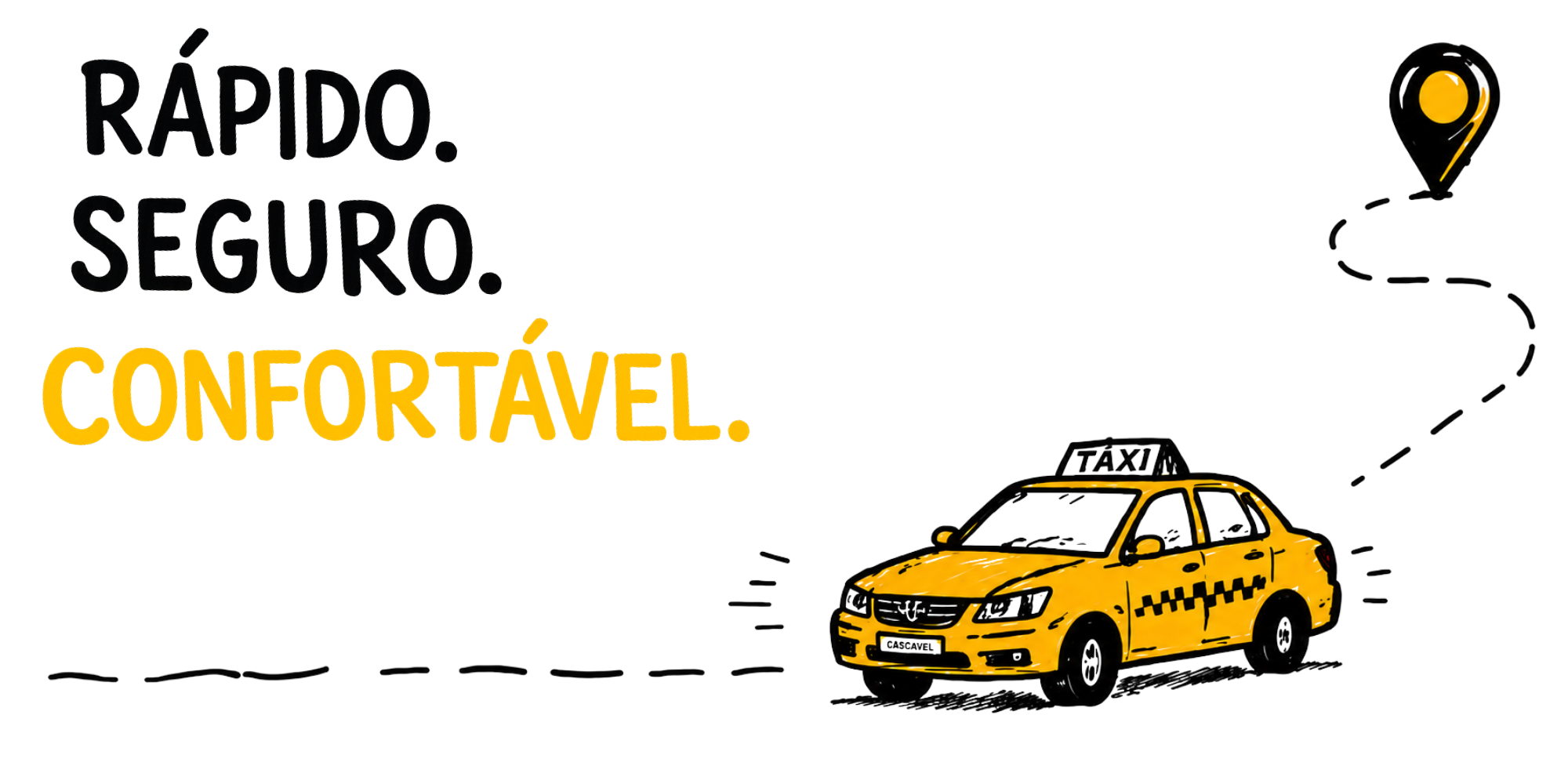 Táxi em Cascavel PR - atendimento rápido, seguro e confortável